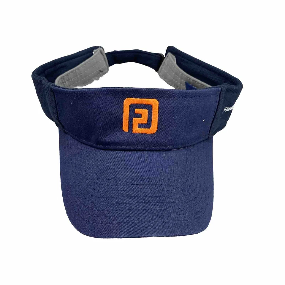 Footjoy FJ Visera Sombrero Gorra Correa Trasera Azul Naranja Golf Ajustable Exterior Unisex Foto 2 de 4