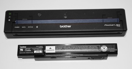 Brother PocketJet 863 Mobile Thermal Printer With Battery and AC Adapter PJ-863 - 第 1/4 張圖片
