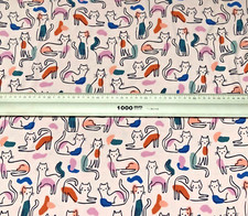 Kleiderstoffe aus Jersey Tiere online kaufen