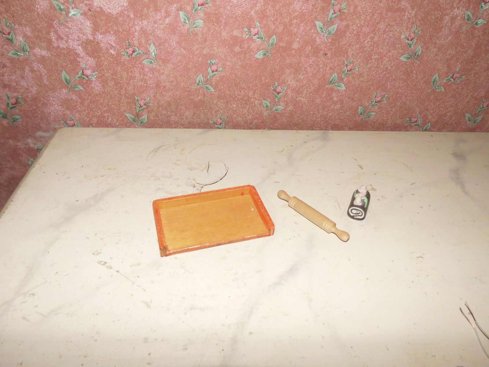 Melody Jane Puppenhaus-Zubehör – Bäckerei-Tabletts, Miniatur-Küchenzubehör, Maßstab 1:12