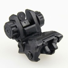 Tactical Polymer Flip Up Rear Sight Durable Lighter