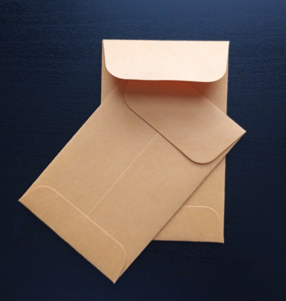 25+ Number 7 Brown Kraft Coin Envelope 3 1/2 x 6 1/2 inch FAST