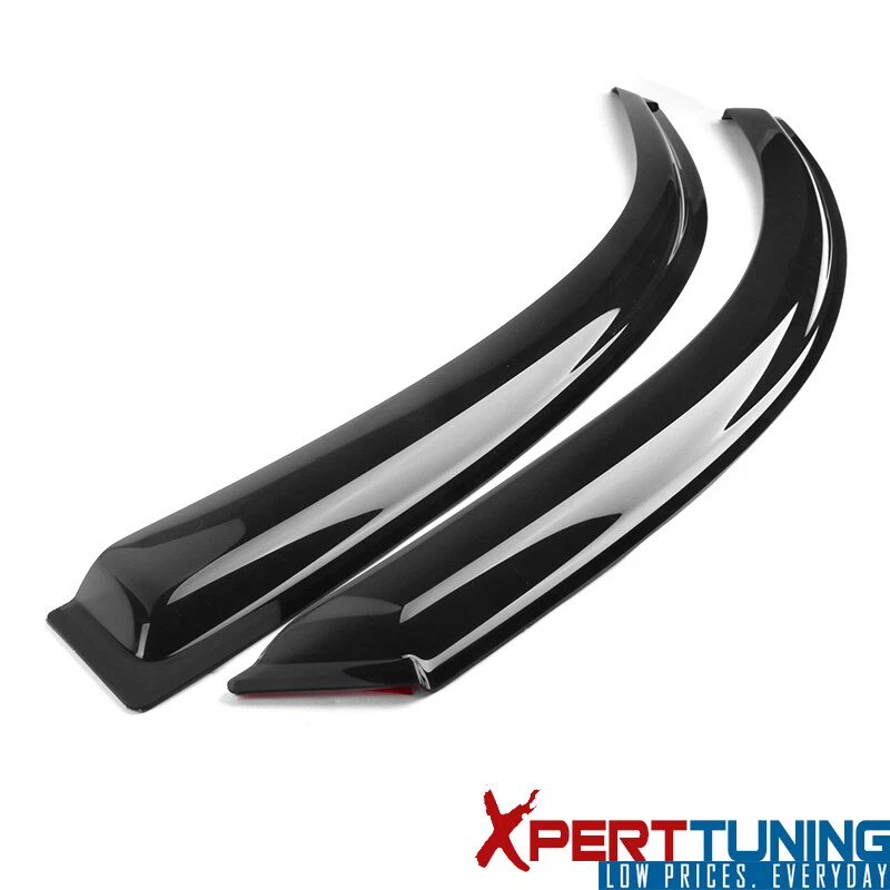 Compatível com 08-13 Nissan Altima D32 viseiras de janela ventilação protetor contra chuva fita acrílica 2 peças - Imagem 3 de 4