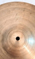 ZILDJIAN VINTAGE 50'S MILITARY ISSUED 12" CYMBAL SHIPS FREE TO CUSA 