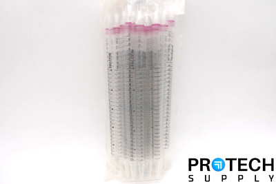 Falcon 357515 Polystyrene Serological 25ml Pipet Pack 20 NEW