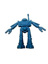 Vintage Arco Microbots Rogun Robot Blue Plastic Toy Made In Hong Kong