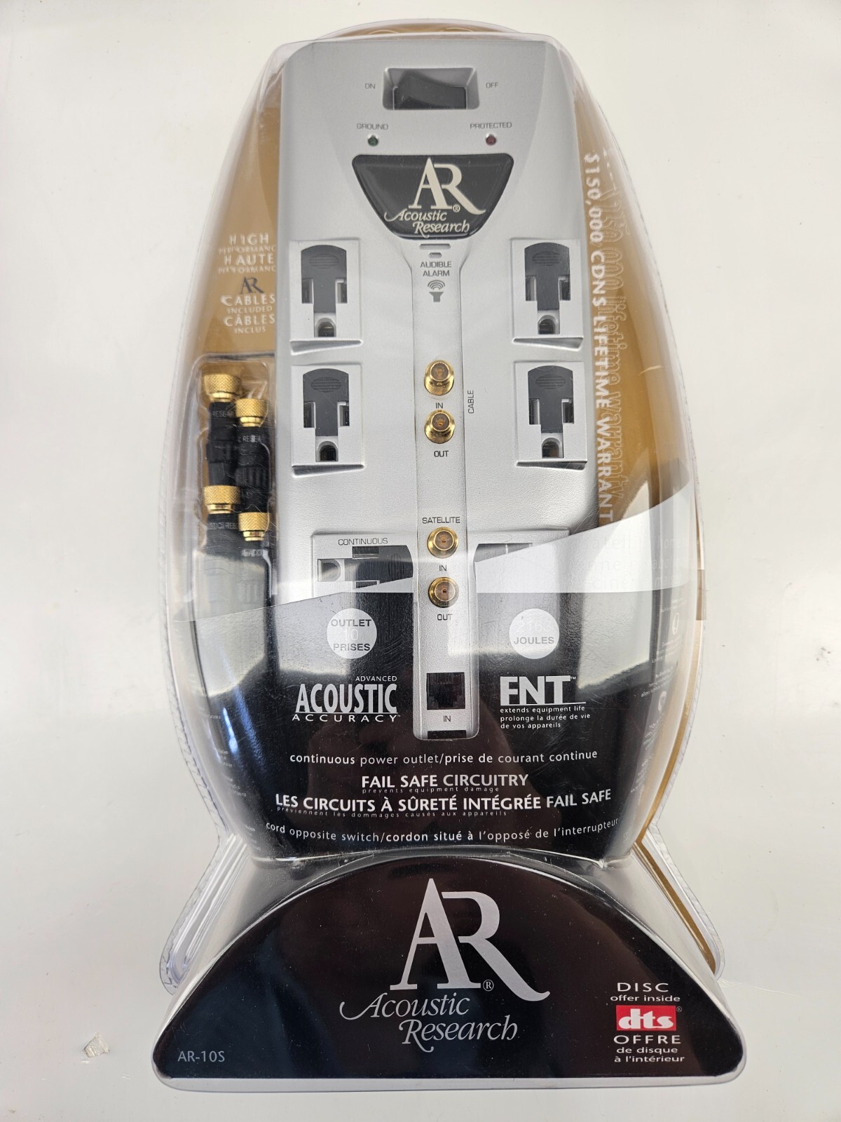 Acoustic Research AR10S 10Outlet Surge Protector eBay