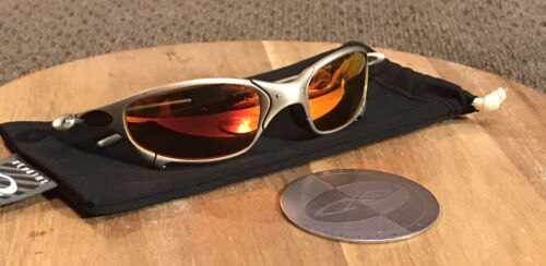 ✓🕶️ OAKLEY X-METAL JULIET JI096804A PLASMA/ICE IRIDIUM SUNGLASSES (20)