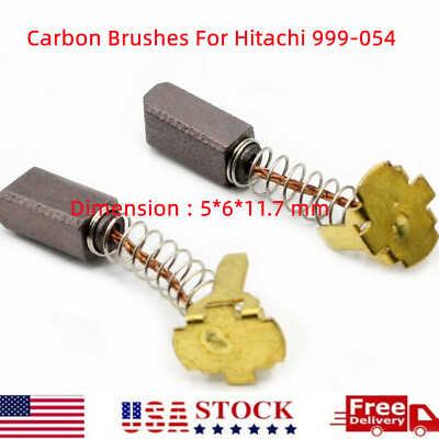 1 Pair Carbon Brushes For Hitachi 999054 WR18DL2/WR18DL/WR14DSL Hammer Drill US