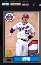 🔥DIGITAL CARD🔥JUAN SOTO Topps BUNT 1987 Baseball 22 Super Rare RELIC