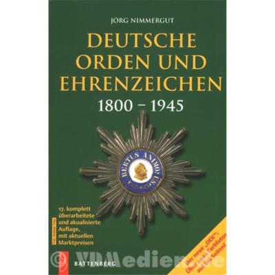 German medals and decorations 1800 - 1945 - OEK - Jörg Nimmergut 17. edition
