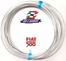KIT 4 METRI BORDINO GOCCIOLATOIO CROMATO FIAT 500 AUTO EPOCA 33003/21