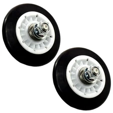 2-Pack HQRP Drum Support Roller for LG 4581EL2002A 4581EL2002C AP5688895