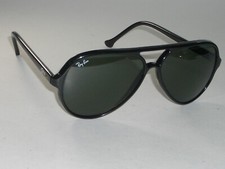 VINTAGE B L RAY-BAN W0325 SHINY BLACK G15 CATS 5000 SKI GLACIER SUNGLASSES SUPER