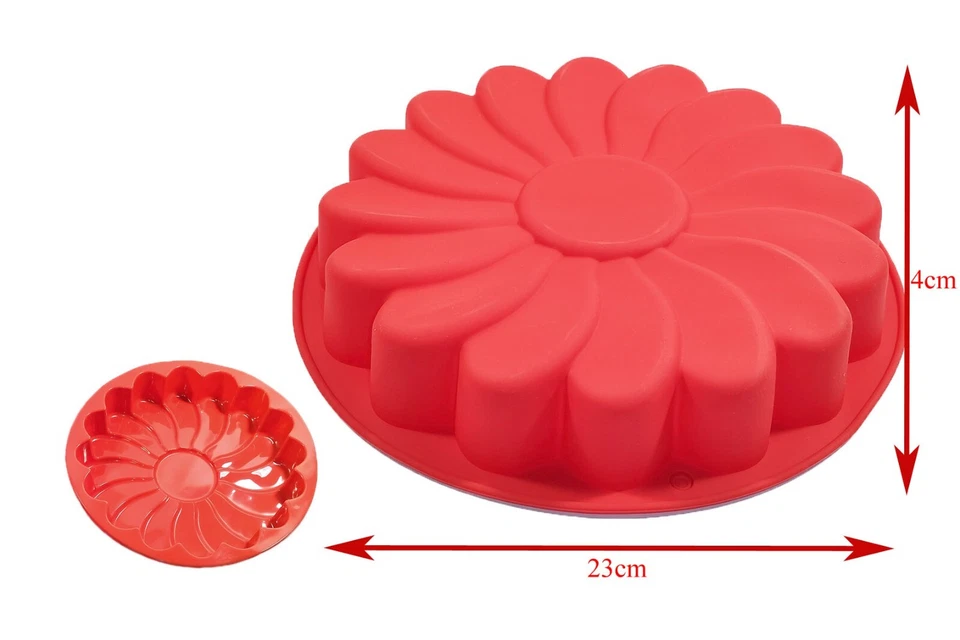 ✅ Silikon Backform Set 3 tlg Kuchen Tortenform Kuchenbackform Geburtstagskuchen - Bild 2 von 4