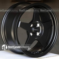 4 Circuit Cp22 16x7 4x100 35 Flat Black Wheels Spoon Fits Mazda Miata Na Nb Nd