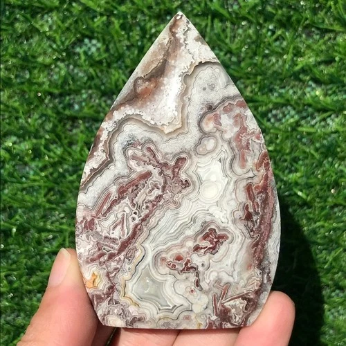 150g Natural Mexican Agate Crystal Specimen Freeform Energy Healing Reiki