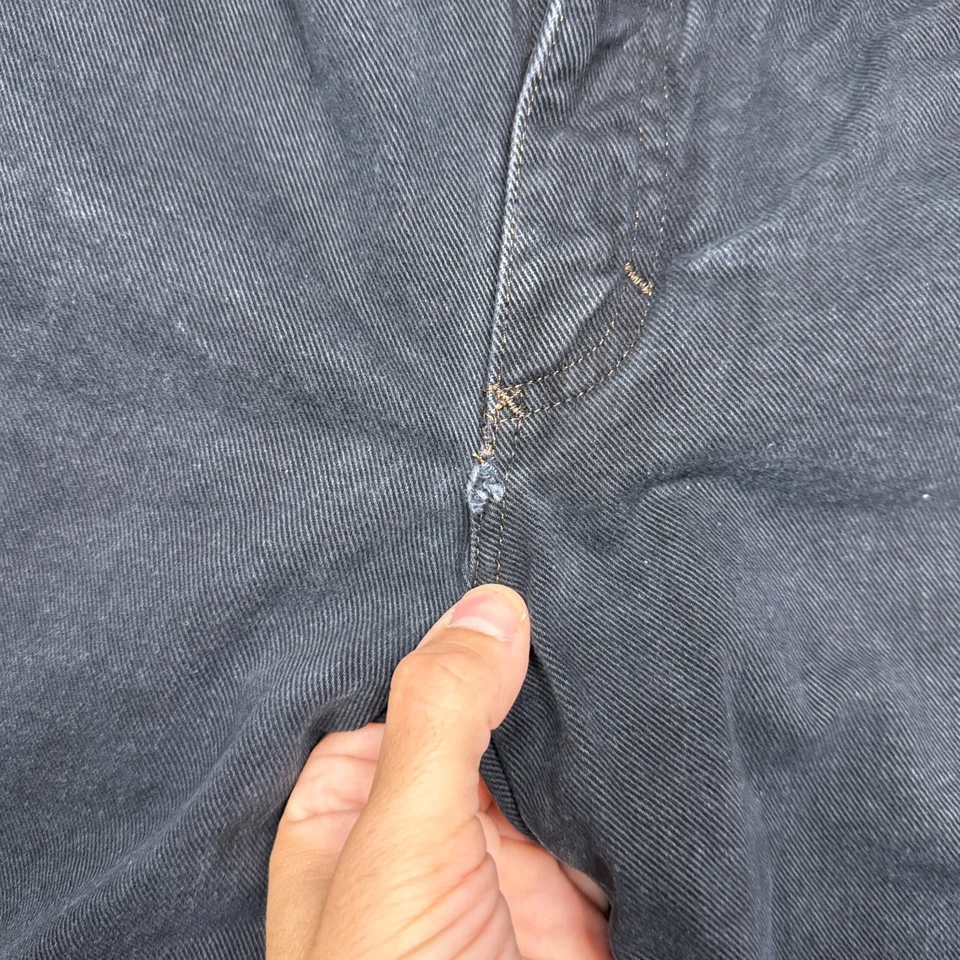 VTG Marithe Francois Girbaud Jeans Women's 7/8 (24X32) Black Denim Y2K 2000's - Imagem 3 de 4