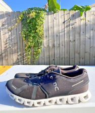 Men s On Cloud Black And White Running Shoes ...