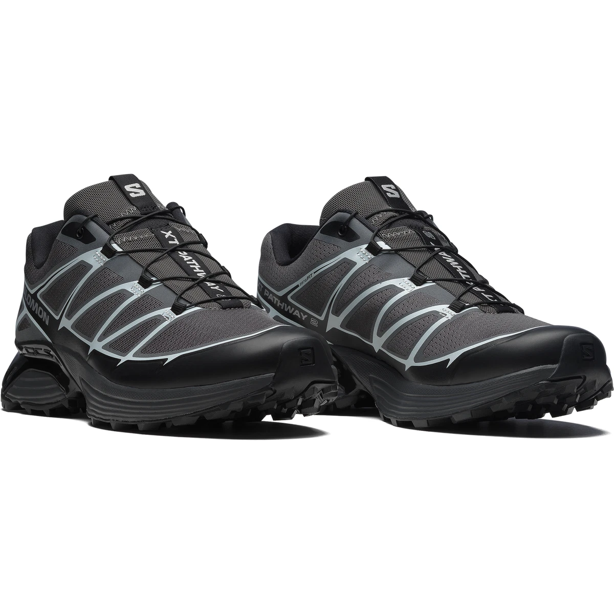 Salomon XT-Pathway 2 Shoes - Asphalt/Black/Dark Blue L49193-500 Salomon XT-Pathway 2 Black Asphalt for sale | eBay main image 2