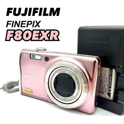 Working FUJIFILM FINEPIX F80EXR Pink Camera