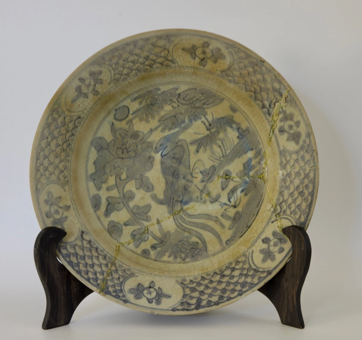 明朝瓷器印第安纳中国古董盘子| eBay