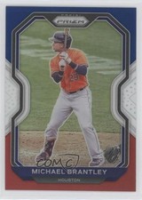 2021 Panini Prizm Tier III Red White & Blue Prizm Michael Brantley #243 9o3