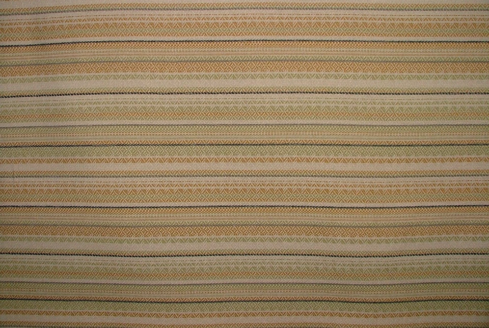 Cojín tapizado tela cortina tejido a rayas iLiv Keilo sauce rollo de 19 metros Foto 4 de 4