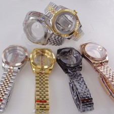Fluted 36MM 39MM Sapphire Glass Watch Case Fit NH34A NH35A NH36 ETA 2824 PT5000
