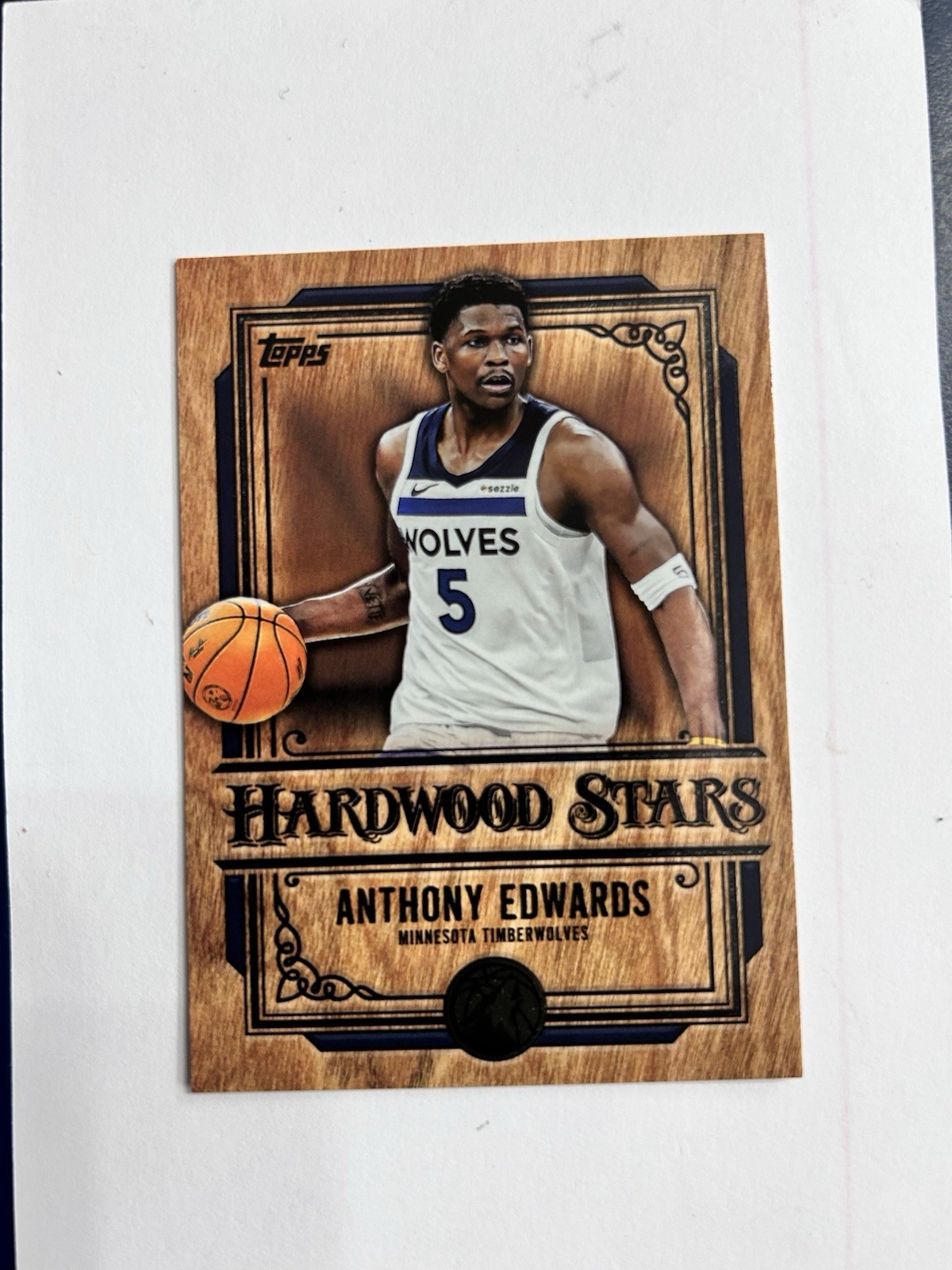 2025-26 Topps Flagship Basketball Anthony Edwards Hardwood Stars SSP