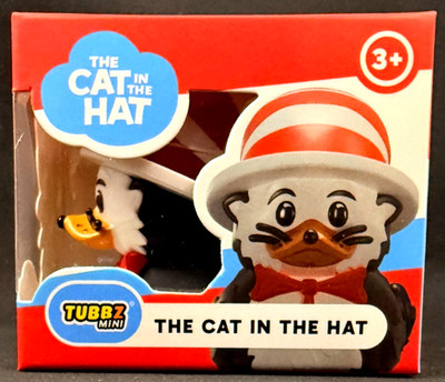 Mini Tubbz - The Cat in The Hat - Dr. Seuss - Rubber Duck - Approx 2'' High