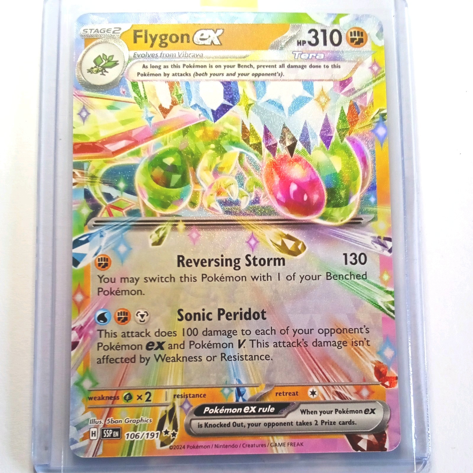 Pokémon TCG Flygon ex - 106/191 - SV08: Surging Sparks (SSP)