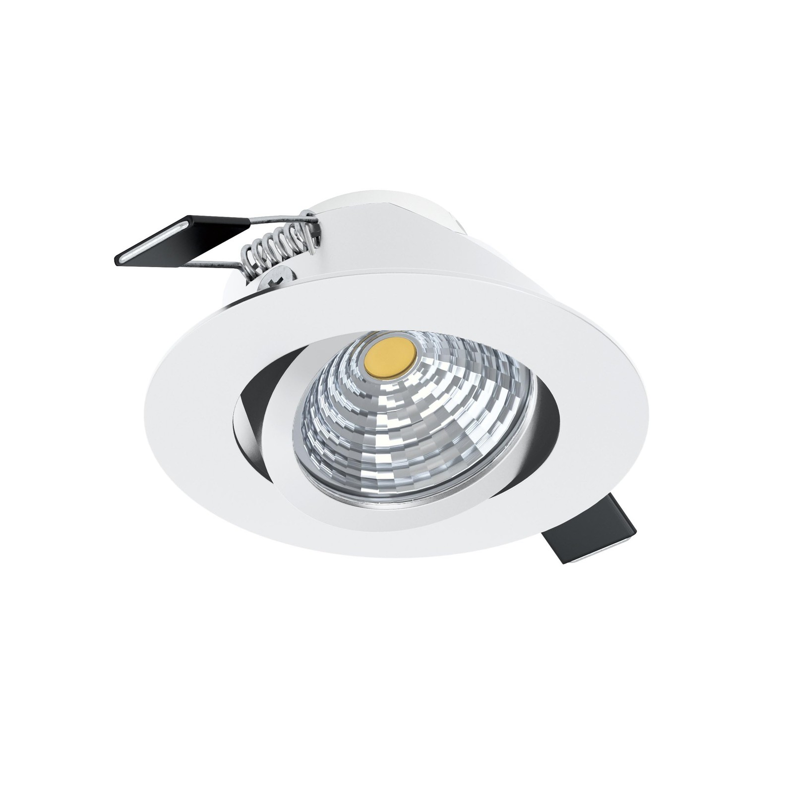 Spot encastrable Saliceto LED pour faux plafond bas avec faible espace