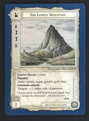 Lord Of The Rings MECCG - The Lonely Mountan - LP Unlimited Blue Border