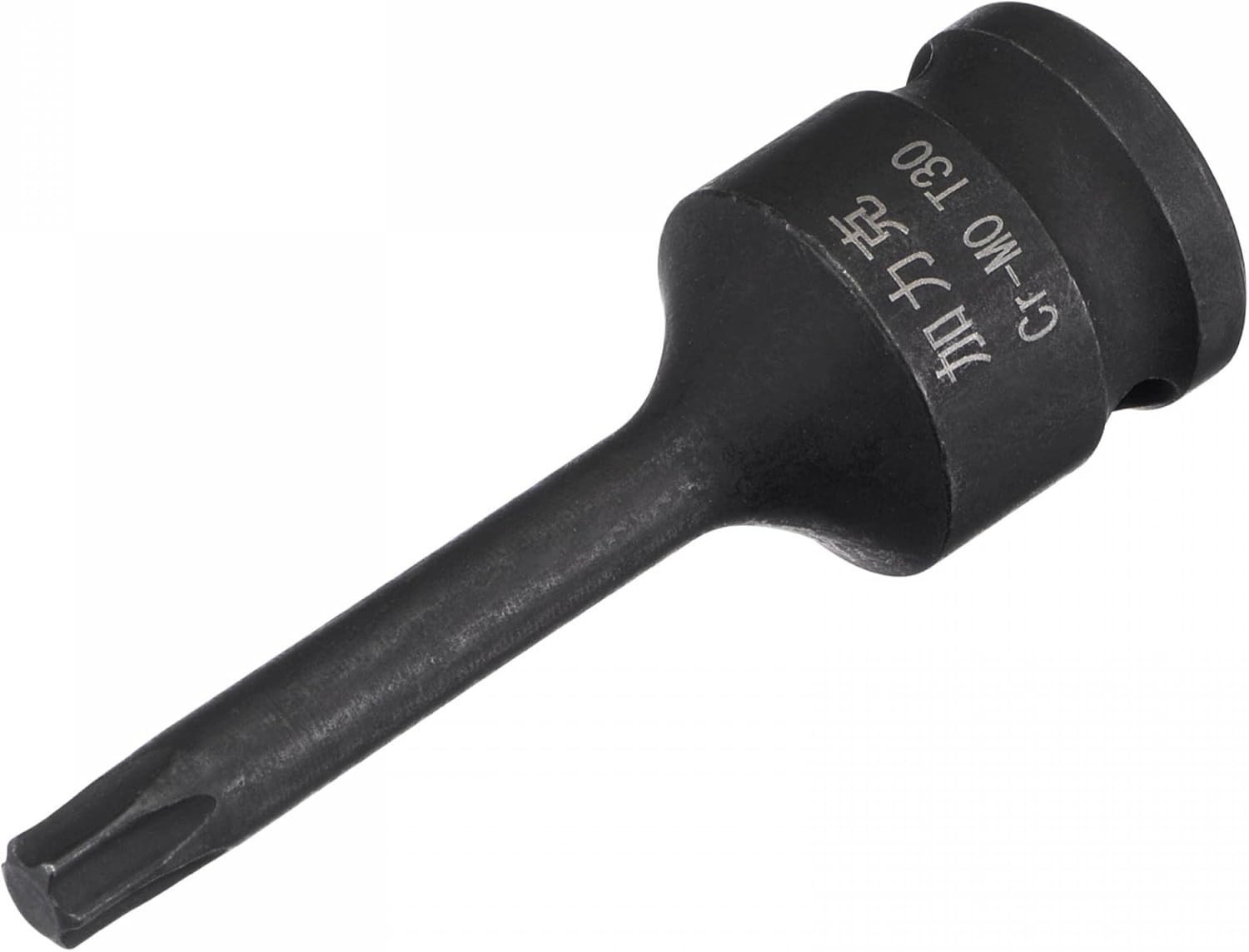 sourcing map T30 Impact Torx Bit Socket, 3/8"" Square Drive 60mm Length CR-MO Me