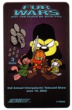 3u Garfield le Chat'Fourrure Wars' 'May The Farce Être avec Vous ' Phone Carte