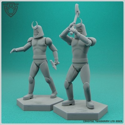 Dr Who - Gundan Robot Warriors Gate - 28mm + Vitrinenmodell SciFi Retro TV