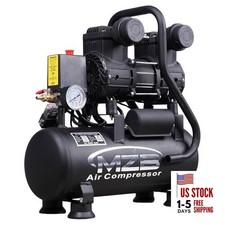 MZB 2.4 Gallon Ultra Quiet Air Compressor 110V/60Hz 1.2HP 5.65CFM, MZB-850H-9