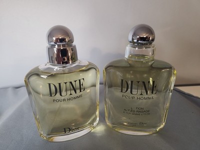Dior Dune Pour Homme 3.4/100ml-SPRAY EAU DE TOILETTE & AFTER SHAVE SET!