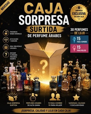 Perfumes Surtidos  Caja De 30 Perfumes Árabes Originales  15 Mujer 15 Hombre