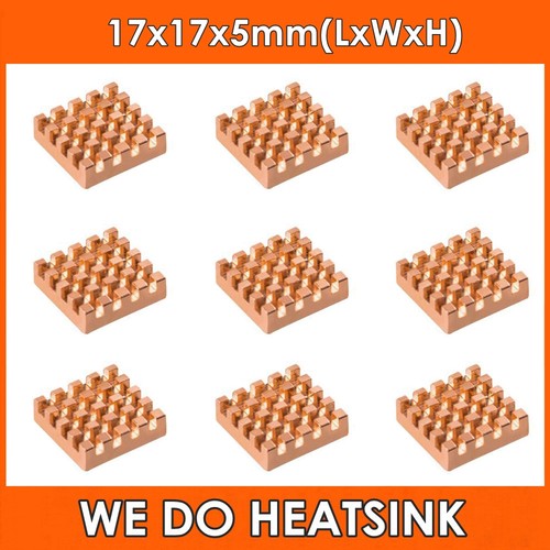 5/10pcs DIY Useful 100% Pure Copper Heatsink Without or With Thermal Tape - Afbeelding 122 van 180