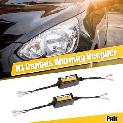 1 Paar H1 LED Auto Scheinwerfer Canbus Decoder Warn Widerstände