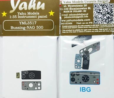 Yahu Models 3518 1/35 Sd.Kfz.9 Famo Early Instrument Panel for IBG