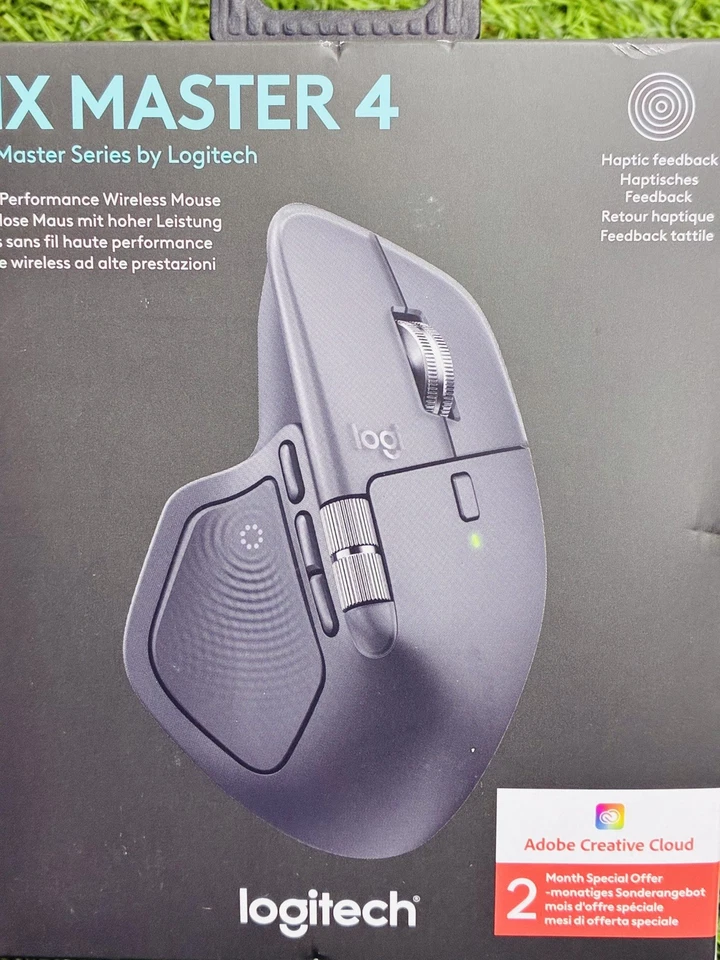 Logitech MX Master 4 Ergonomic Wireless Mouse with Advanced Performance Haptic - Image 2 of 4
