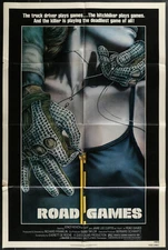Road Games (1981) Original Movie Poster Folded 27x41