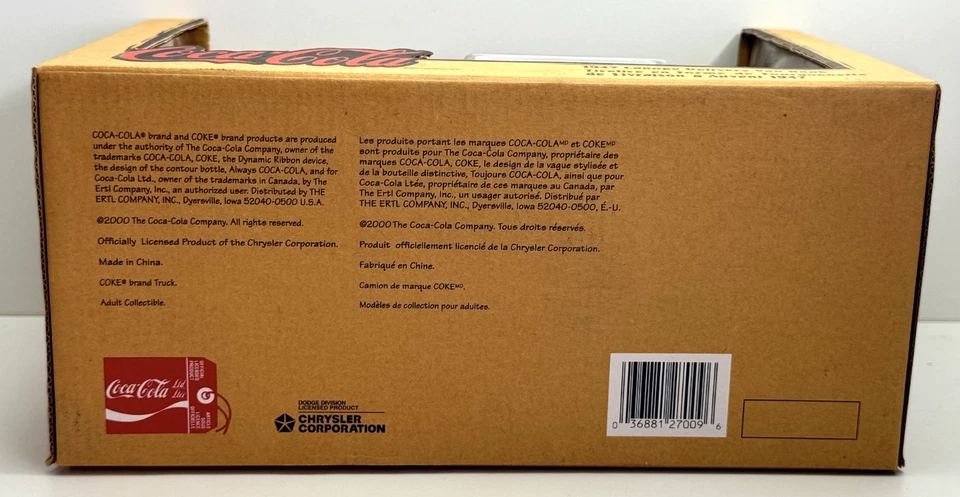 ERTL - 1947 Dodge Canopy Delivery Van Bank - Coca Cola Foto 3 de 3