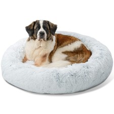 Best Friends by Sheri The Original Calming Donut Dog Bed   Washable Plush Pet Be