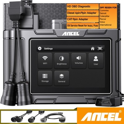 ANCEL HD3300 PRO All System Heavy Duty Truck Scanner DPF Regen Diesel Diagnostic