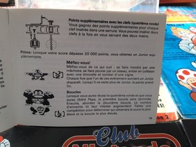 Notice Manuel Original De Jeu Donkey Kong Classics  Pour Nintendo Nes en FRA