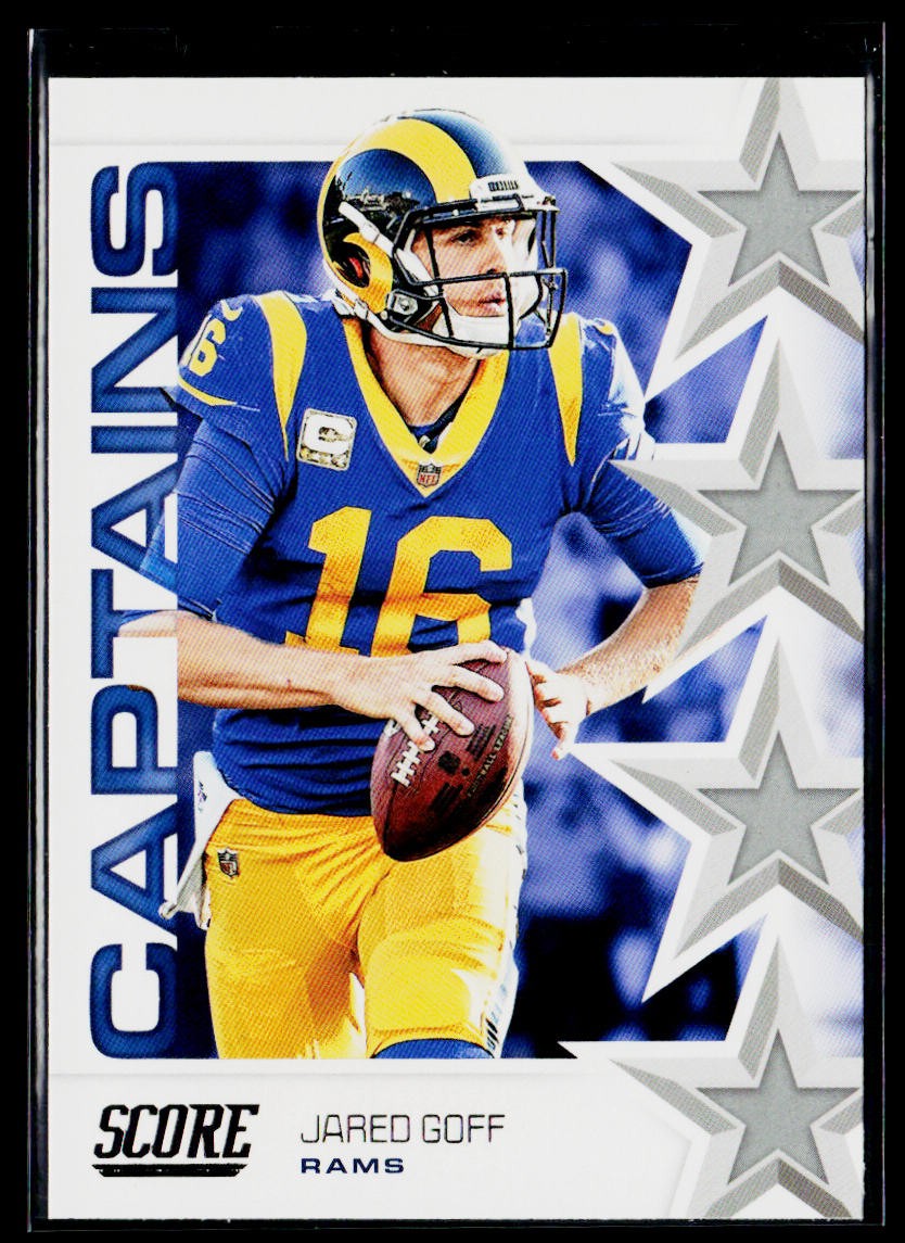 2019 Score #C-12 Jared Goff Captains